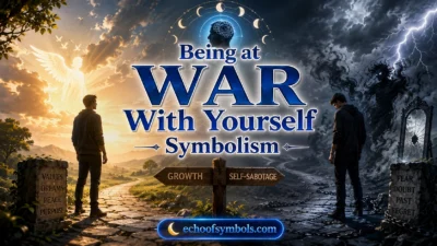Being at War With Yourself Symbolism