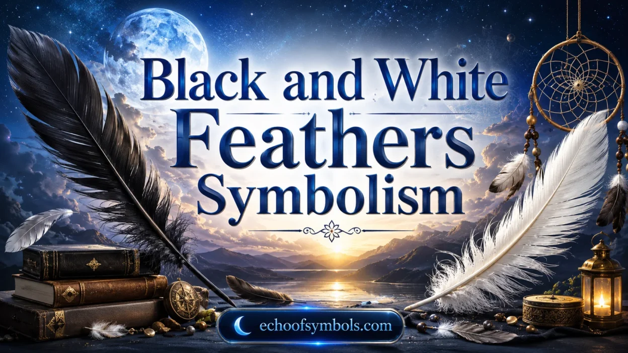 Black and White Feathers Symbolism