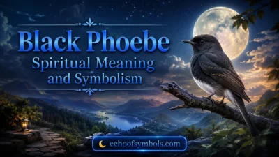 Black Phoebe Spiritual Meaning and Symbolism