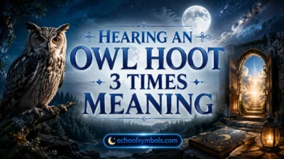 Hearing an Owl Hoot 3 Times Meaning
