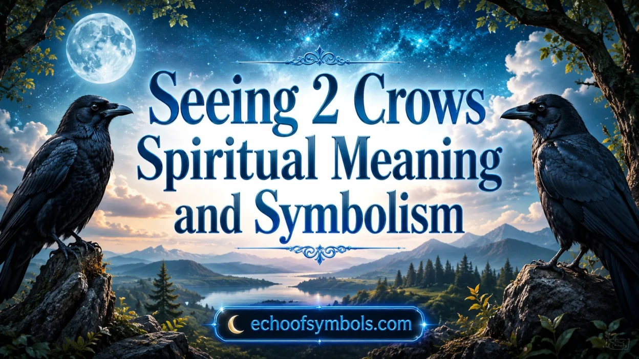 Seeing 2 Crows Spiritual Meaning and Symbolism