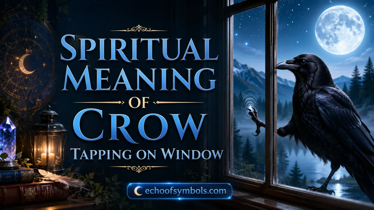 Spiritual Meaning of Crow Tapping on Window