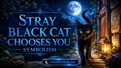 Stray Black Cat Chooses You Symbolism