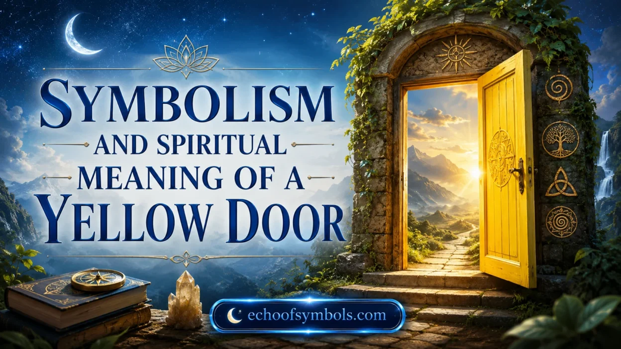 Symbolism and Spiritual Meaning of a Yellow Door
