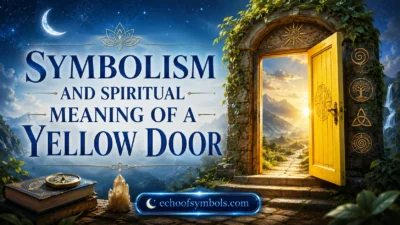 Symbolism and Spiritual Meaning of a Yellow Door