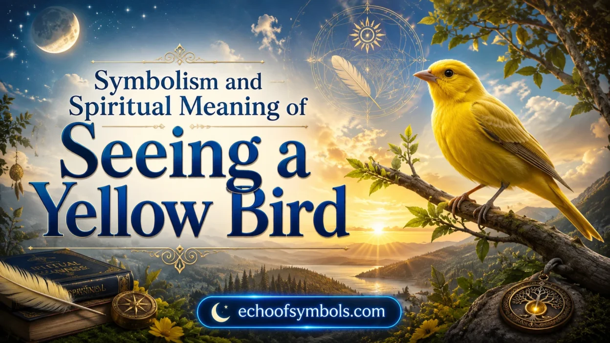 Symbolism and Spiritual Meaning of Seeing a Yellow Bird